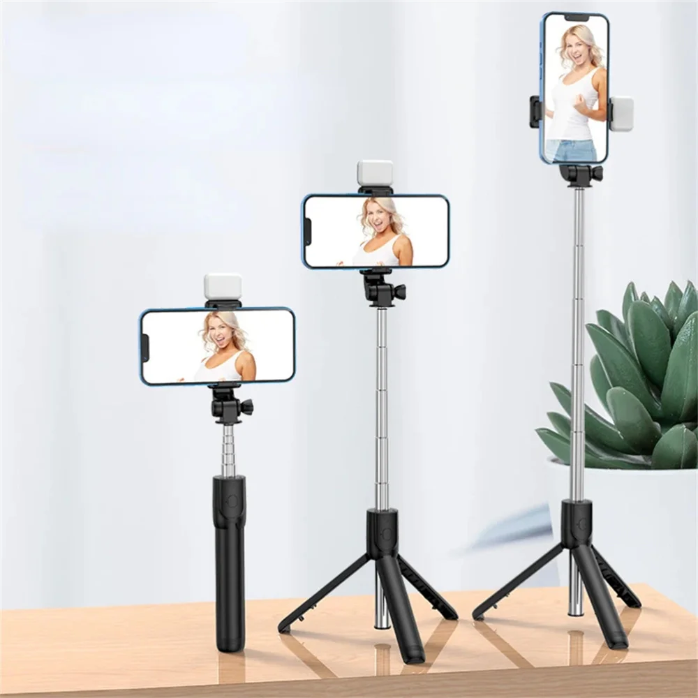Portable Wireless Bluetooth Selfie Stick Tripod Stand Multifunctional Tripod With Wireless Remote Shutter For IOS Android Phone - Image 2