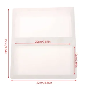 Brick Stone Mold Pavement Rectangle Shaped Walk Concrete Path Maker Mold For Lawn Patio Yard Garden Decor DIY Paving Brick Mould