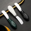C Stainless Steel Cheese Knife Ceramic Handle Butter Knife For Butter Bread Jam Cream Spatula Baking Cake Scraper