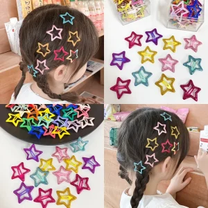 Cheveux Korean Kids Fashion Hairclips Hair Accessories Clip Pinzas Para El Cabello Butterfly Bands Girls Cute Mollette Capelli
