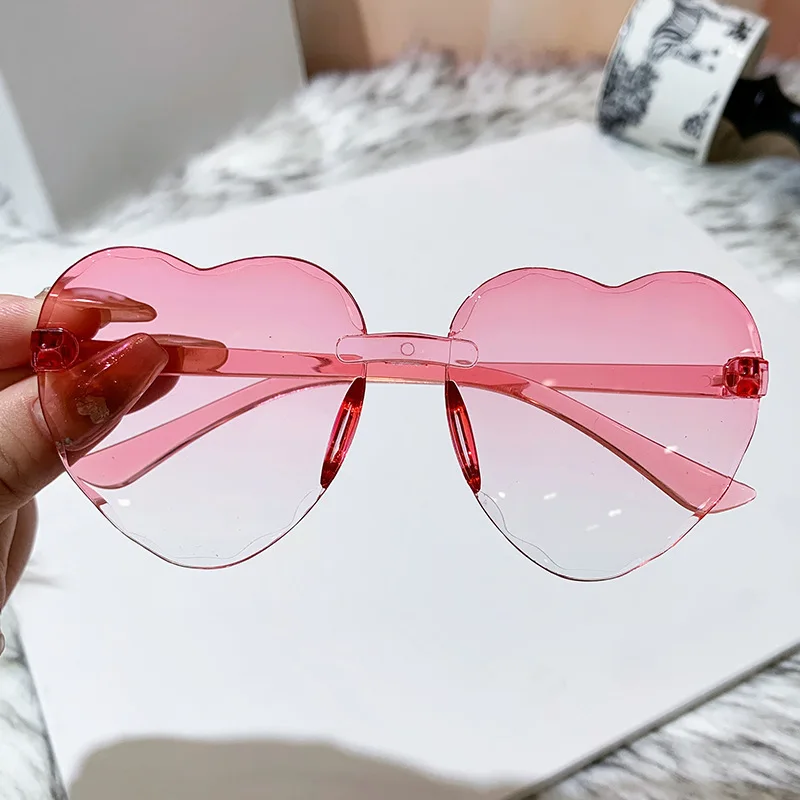 Children Sunglasses Gradient Outdoor Sun Glasses Gradient Sun Glasses Frameless Sunglasses Goggles For Beach Sunny Day Outdoor - Image 5
