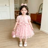 Children's Clothing 0-3 Year Girl Beautiful Little Butterfly Fashion Princess Dress+Shawl+Headband Birthday Party Fluffy Dress