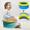 Children's Foldable Potty Training Seat Easy To Clean Toilet Seat Boys and Girls Birthday Gift Portable Travel Baby Potty