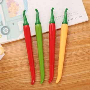 Cute Cartoon Kawaii Chili Paprika Vegetables Pen Creative School Office Gel Pens Gift Supplies Stationery