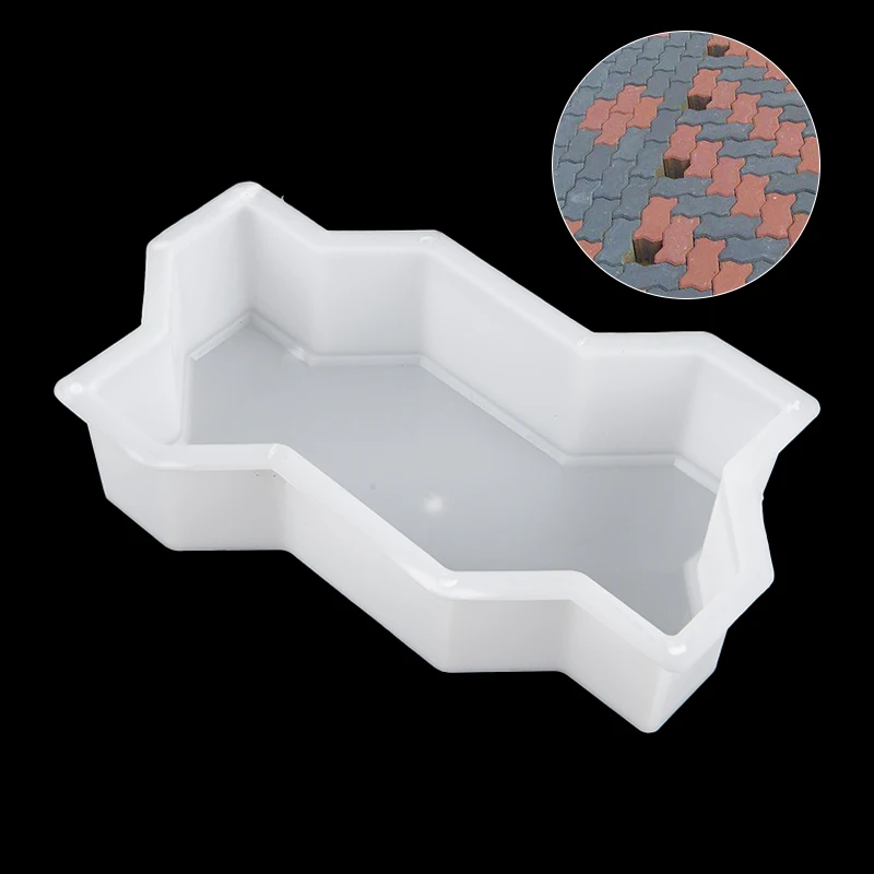 DIY Path Maker Concrete Molds Garden Pavement Mold Road Path Paving Brick Mould - Image 2