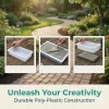 DIY Paving Brick Mould Rectangle Shaped Walk Maker Reusable Concrete Path Maker Mold For Lawn Patio Yard Garden