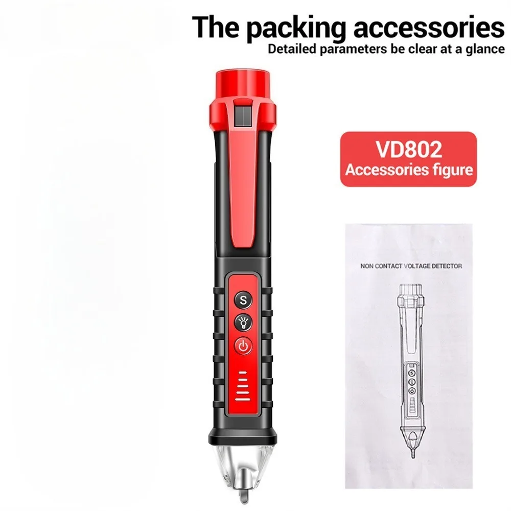 Digital AC/DC Voltage Detectors Smart Non-Contact Tester Pen Meter 12-1000V Current Electric Sensor Test Pencil - Image 3