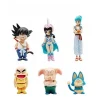 Dragon Ball Z Super Saiyan Son Goku Anime Figure Krillin Chichi Bulma Puar Oolong Set Action Figurine Model Gifts Toy