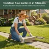 [E] DIY Paving Brick Mould Rectangle Shaped Walk Maker Reusable Concrete Path Maker Mold For Lawn Patio Yard Garden