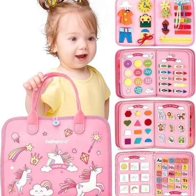 Educational Learning Felt Board Early Childhood Enlightenment Intelligence Development Busy Board with CPC CE Certification - Image 4