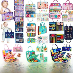 Educational Learning Felt Board Early Childhood Enlightenment Intelligence Development Busy Board with CPC CE Certification