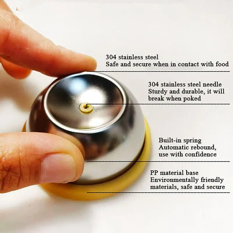 Egg Piercer Eggshell Hole Puncturer for Preventing Boiled Egg Cracks Kitchen Breakfast Tool - Image 5
