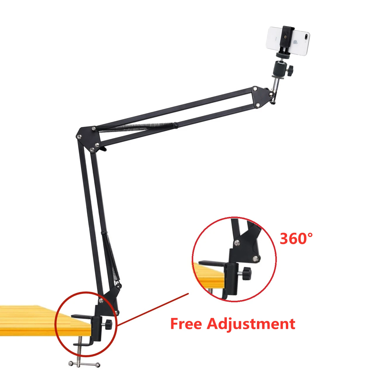FANGTUOSI 2024 NEW Phone Camera tripod Table Stand Set Photography Adjustable With Phone Holder For Nikon For LED Ring Light - Image 5