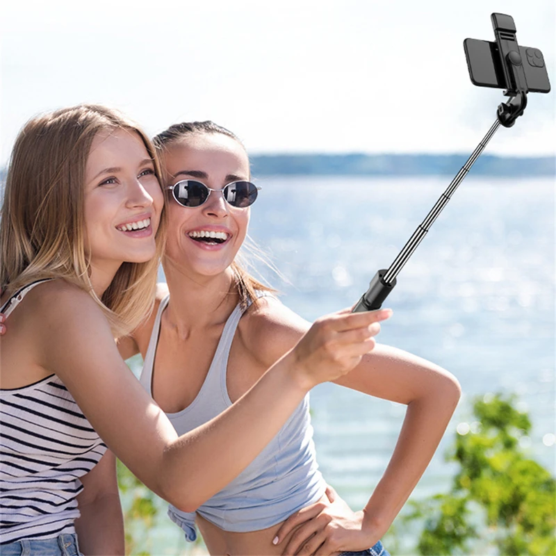 FGCLSY Bluetooth Wireless Selfie Tripod with Fill Light 360 Degree Rotation Remote Shutter is Suitable for Travel Shooting - Image 4