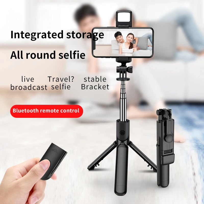 FGCLSY New Tripod for Smartphone Camera,Stand with Bluetooth shutter and light,Wireless Selfie Stick brackets with Phone Holder - Image 2