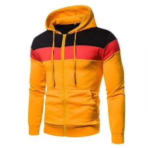 Fall/Winter New Men's Zipper Hoodie: Long-Sleeve Casual Sports Sweatshirt Jacket