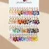 Fashion Acrylic Earrings Set Flower Pendant Colorful Earrings Gift Versatile Elegant Drop Earrings Women