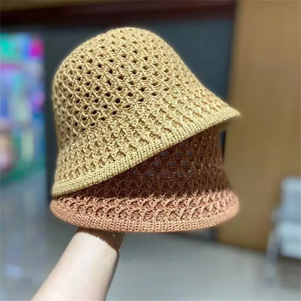 Fashion Bucket Hat Soft Breathable Beach Cap Wide Brim Fisherman Hats Sun Protection Sun Hats Polyester Caps Apparel Accessories - Image 5