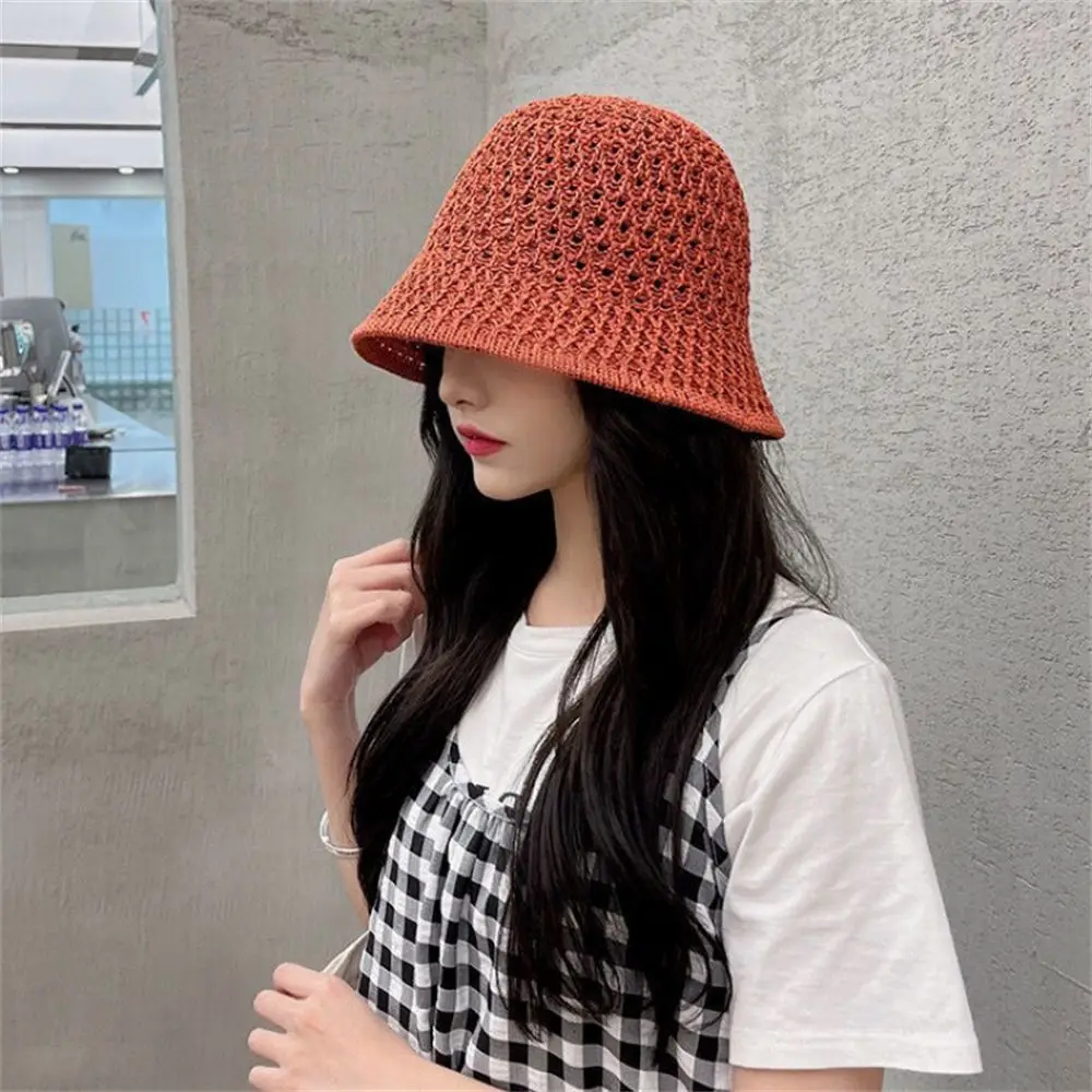 Fashion Bucket Hat Soft Breathable Beach Cap Wide Brim Fisherman Hats Sun Protection Sun Hats Polyester Caps Apparel Accessories - Image 3