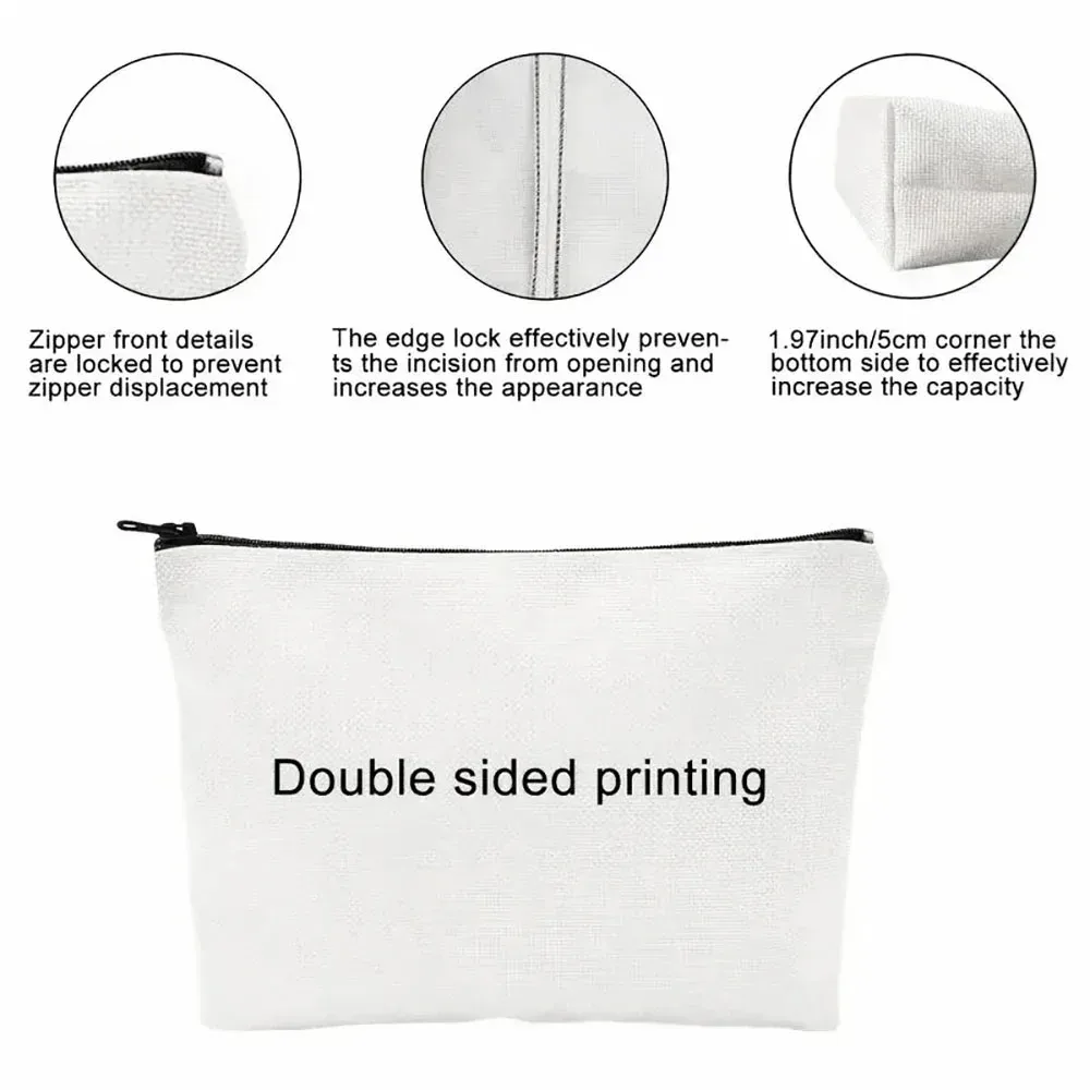 Fun Humorous Donkey Bee Makeup Bag Zipper Multi functional Storage Bag Large Capacity Handheld Makeup Bag Portable Cosmetic Bag - Image 5