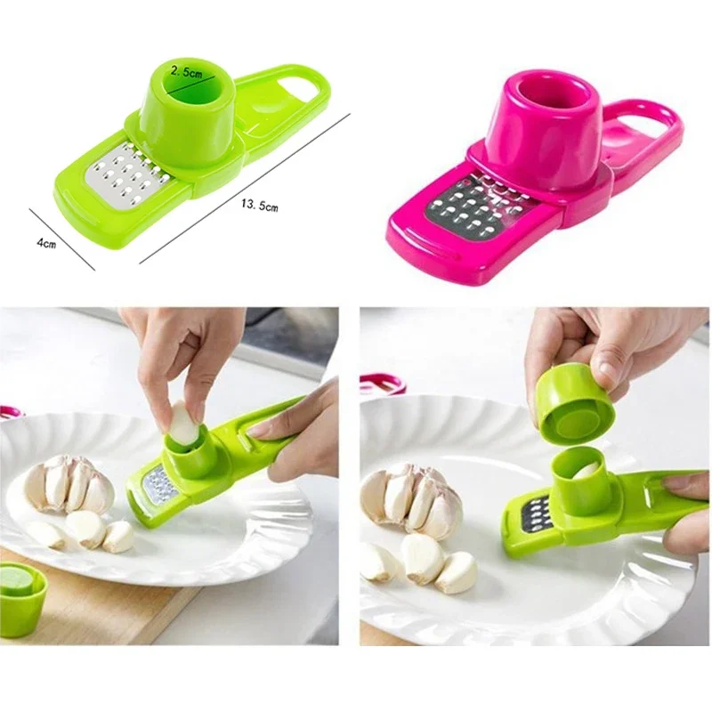 Garlic Peeler Gadgets Ginger Garlic Press Grinding Grater Planer Slicer Cutter Cooking Tool Household Kitchen Accessories - Image 4