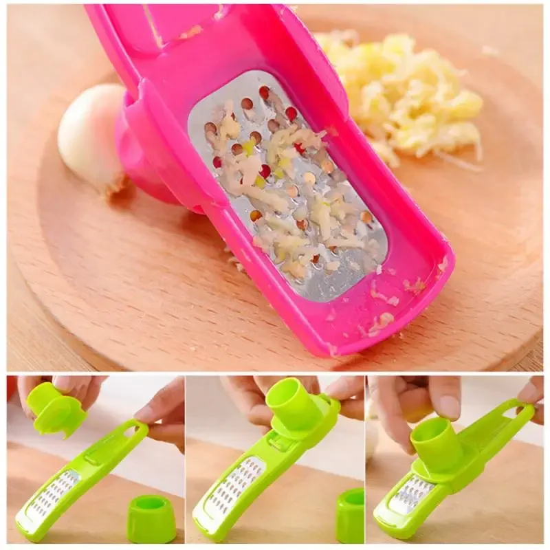 Garlic Peeler Gadgets Ginger Garlic Press Grinding Grater Planer Slicer Cutter Cooking Tool Household Kitchen Accessories - Image 5
