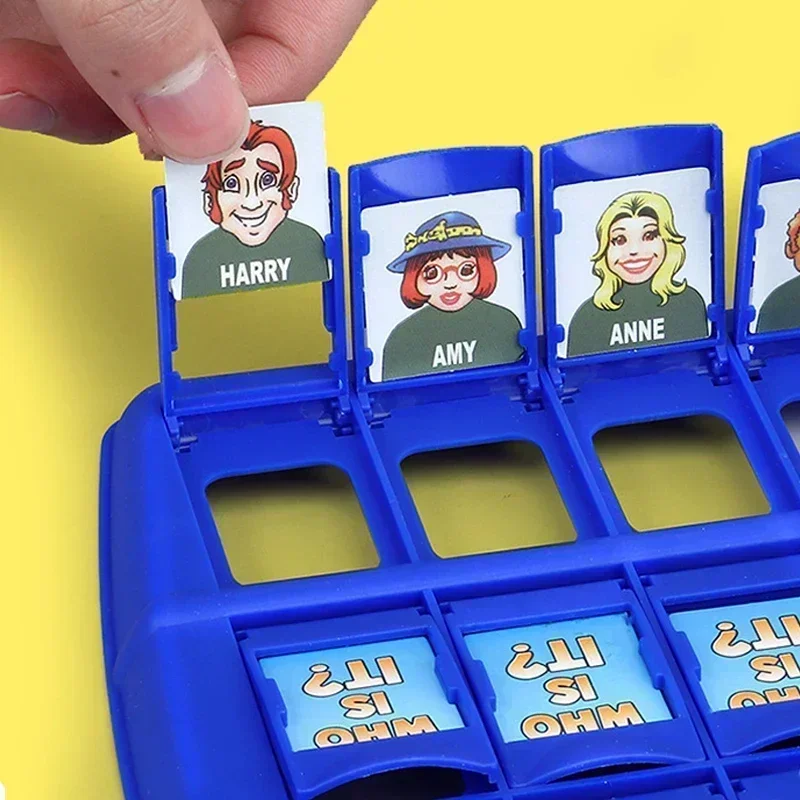 Guess Who I Am Board Game Parent-child Interaction Toy Logical Reasoning CHILDREN'S Puzzle Guess Me You My Character Chessboard - Image 3