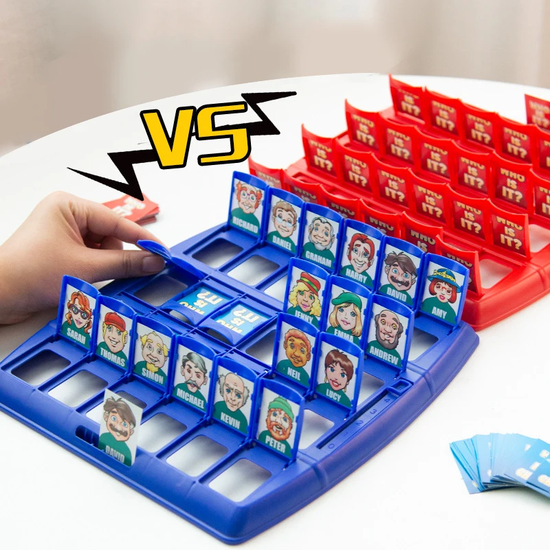 Guess Who I Am Board Game Parent-child Interaction Toy Logical Reasoning CHILDREN'S Puzzle Guess Me You My Character Chessboard