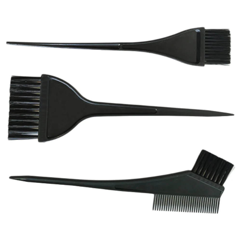 Hair Dye Brush Tool 8-Piece Set, Dye Applicator Mixing Bowl Straight Handle Comb Soft Bristle Brush, 4pcs - Image 4