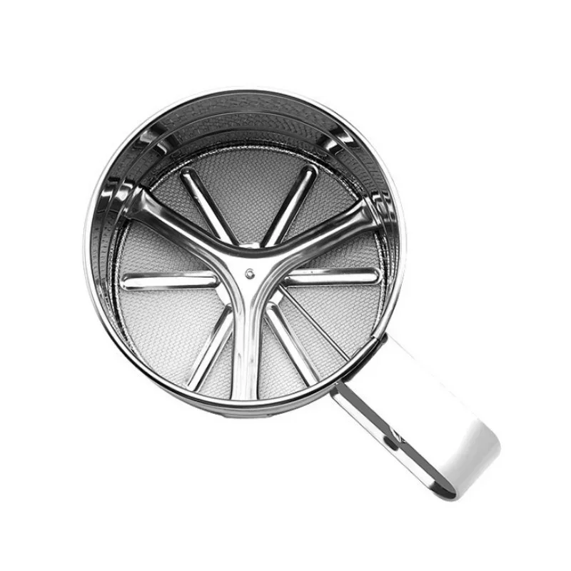 Hand-held Small Flour Sieve Baking Utensils Stainless Steel Manual Sieves Cup Stainless Steel Powder Sieve Kitchen Baking Tools - Image 4