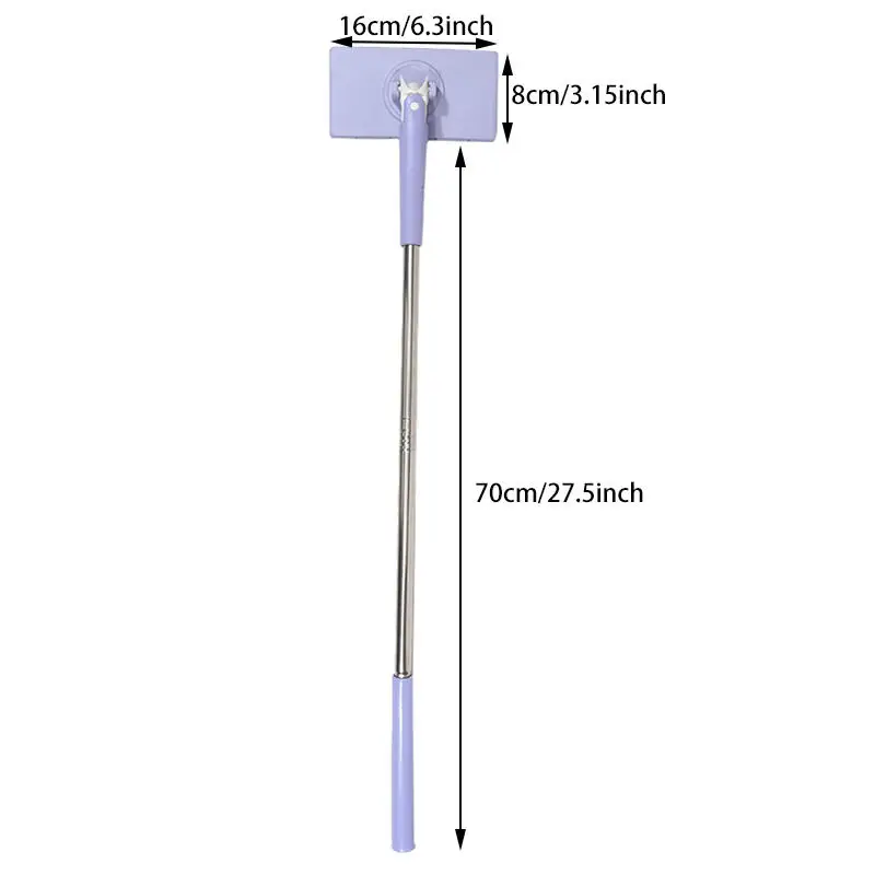 Hands-Free Cleaning mop For Floor/Window 360°Rotation Mini Mop For Wet Wipes Household Kitchen Cleaning Tool - Image 2