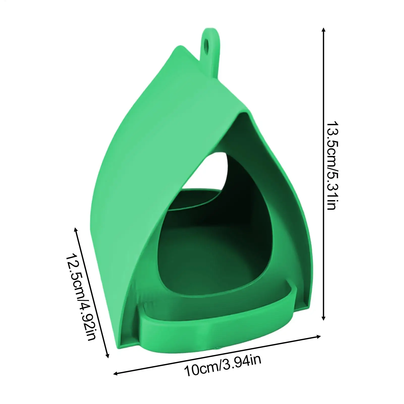 House Bird Feeder Open Design Station Hut Shape Hangable Mounted Small Hummingbird Feeder for Outside Garden Winter Balcony - Image 6