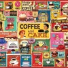 Jigsaw Puzzles for Adults 1000/500/300pcs Coffee & Cake Wooden Puzzles for Gameroom Bedroom Home Decor Birthday Party Gift