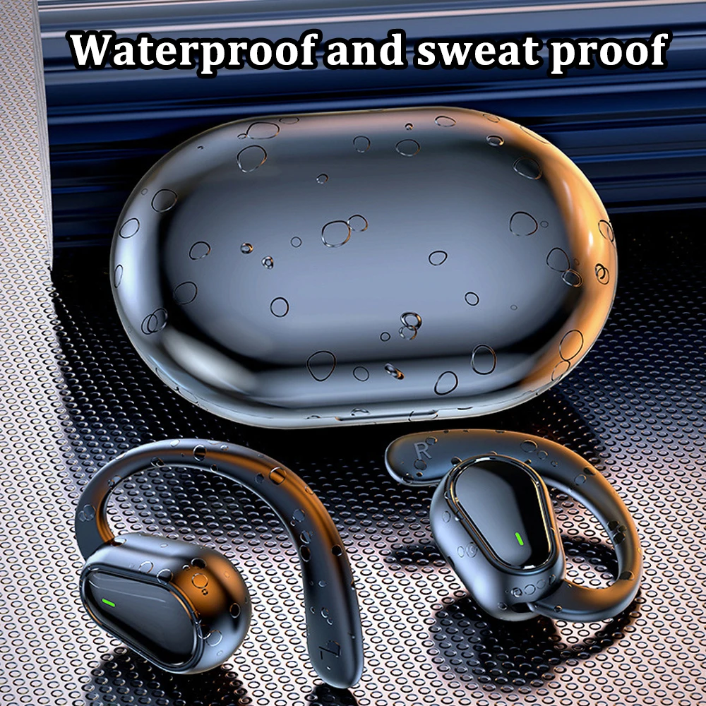 KEBIDUMEI Open Ear Headphones Bluetooth 5.3 Earphones Wireless Ear Hook Sports Headsets Noise Reduction HiFi Stereo Earbuds - Image 5