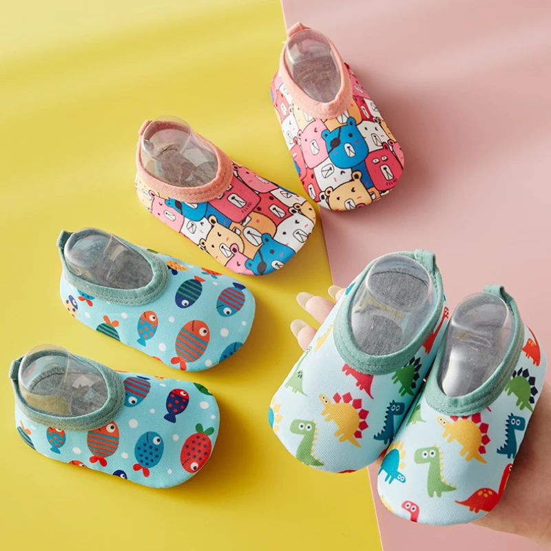 Kids Water Shoes Spring Summer Boys Girls Indoor Floor Socks Barefoot Quick Dry Non-Slip Aqua Socks for Beach Swimming Slippers - Image 2