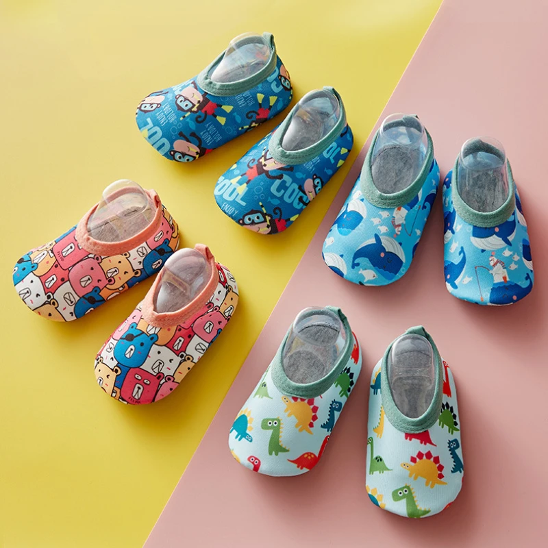 Kids Water Shoes Spring Summer Boys Girls Indoor Floor Socks Barefoot Quick Dry Non-Slip Aqua Socks for Beach Swimming Slippers - Image 3