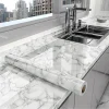 Kitchen Oil-Proof Film Stove Waterproof Moisture-Proof Wallpaper Countertop Self-Adhesiv Cabinet Renovation Tile Marble Sticker