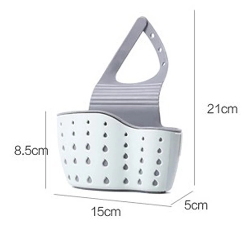 Kitchen Sink Holder Hanging Drain Basket Adjustable Soap Sponge Shelf Organizer Bathroom Faucet Holder Rack Kitchen Accessories - Image 6
