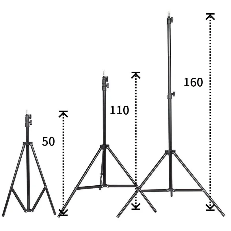 Live Broadcast Tripod Landing Type Camera Anchor Selfie Light Frame Metal Thermometer Holder - Image 2