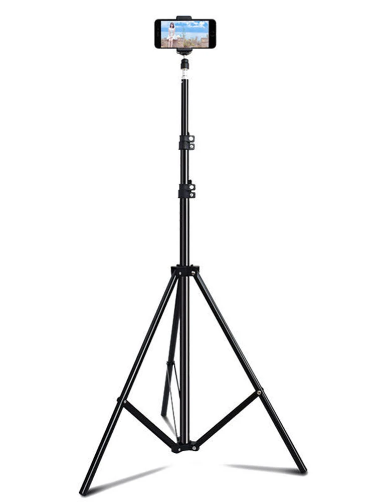 Live Broadcast Tripod Landing Type Camera Anchor Selfie Light Frame Metal Thermometer Holder