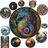 Long-tailed Fox Wooden Puzzle for Adult Kids Unique Shape Animal Jigsaw Holiday Gifts Brain Twister Intelligent Toys Games