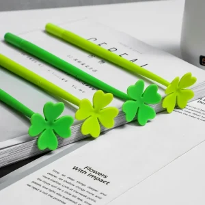 Lytwtw's Silicone Creative Cute Soft Flower Gel Pens School Office Supplies Stationery Gift Kawaii Pen
