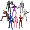 MagnetismT13 Articulated Dummy Doll 1PCS Movable Joints Printed Action Figure for DIY Assembly Stop Motion Animation Toy