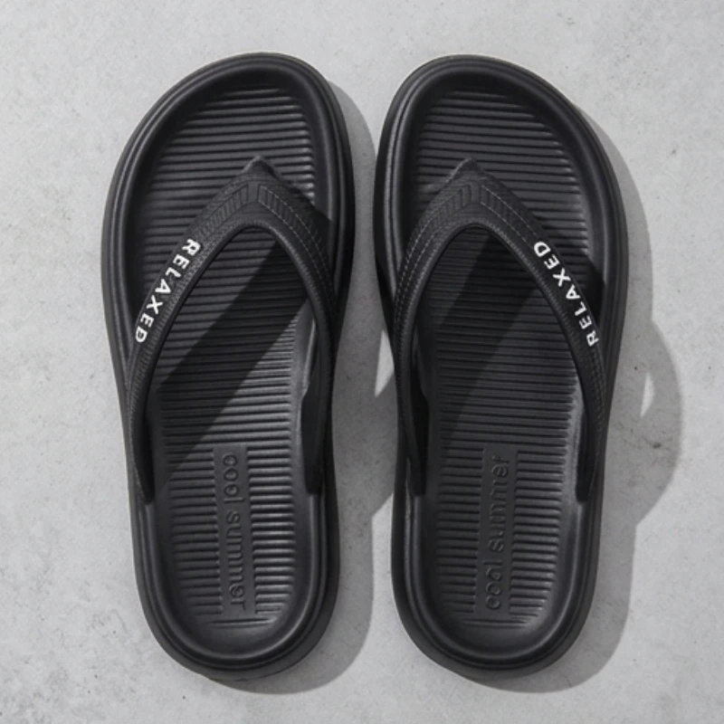 Men's Flip Flops Comfortable Non-Slip Durable Summer Leisure Slippers Beach Sandals for Outdoor Fashion Couple Shoes - Image 5