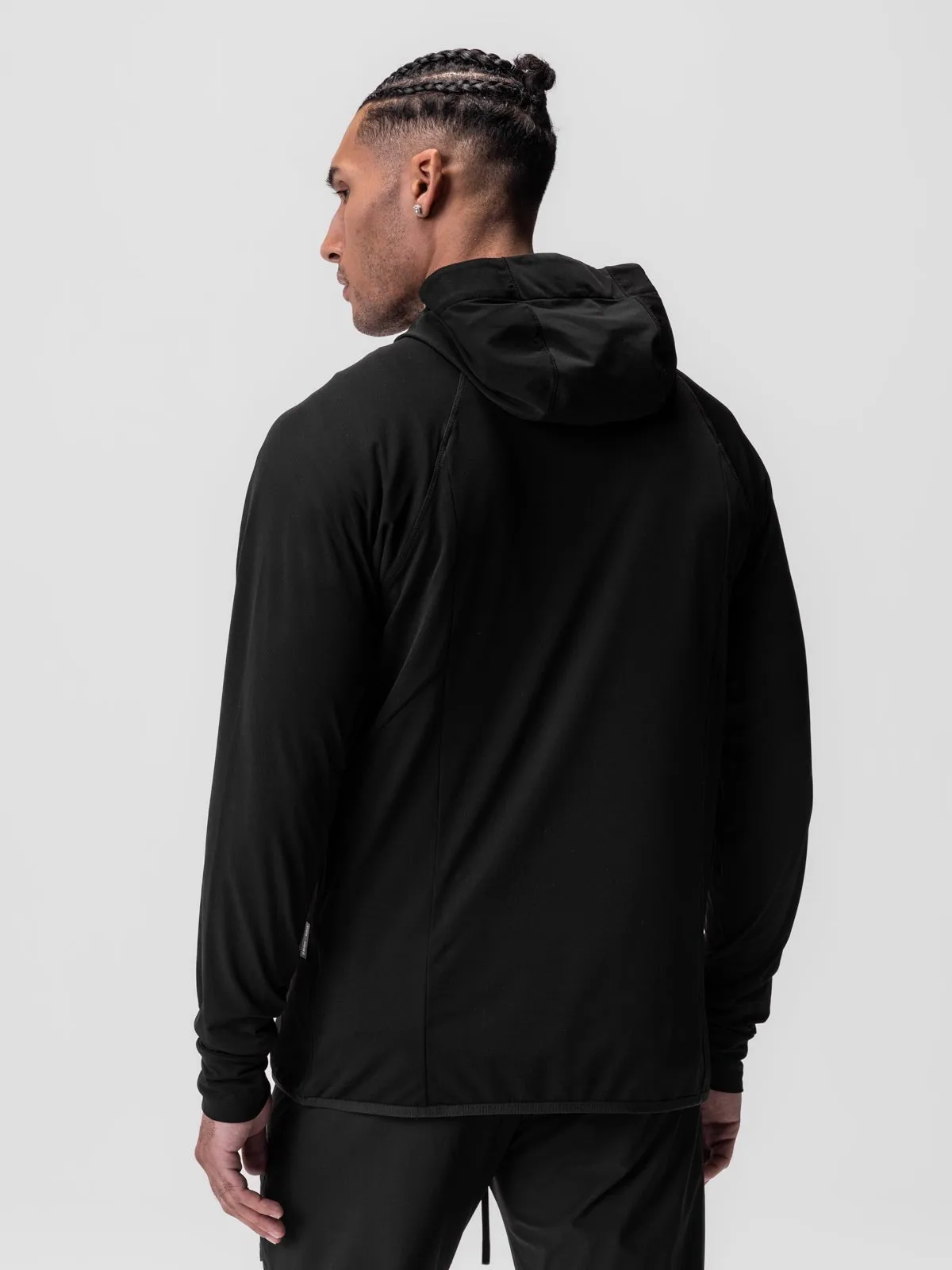 Men's Sportswear Hoodie Fitness Casual Breathable Running Milk Silk Fleece Half Cardigan Zipper Long Sleeve European Size - Image 2