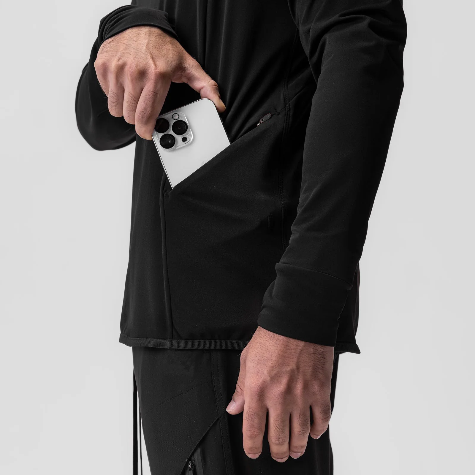 Men's Sportswear Hoodie Fitness Casual Breathable Running Milk Silk Fleece Half Cardigan Zipper Long Sleeve European Size - Image 6
