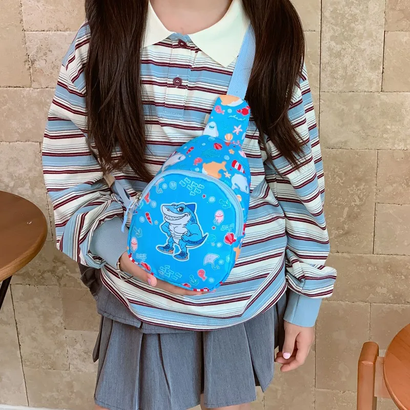 Mini Unisex Crossbody Bag Children's Outdoor Leisure Shoulder Bag Boys' Chest Bag Fashionable Single Shoulder Diagonal Bag - Image 3