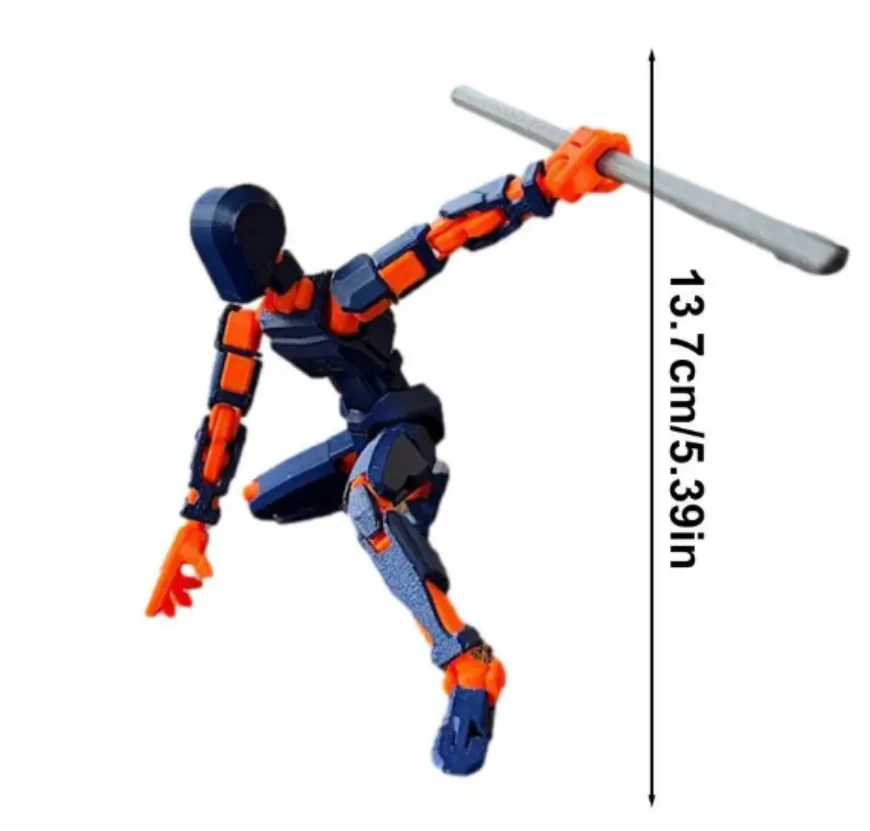 Multi-Jointed Movable Shapeshift Robot 2.0 3D Printed Mannequin Dummy 13 Action Figures Toys Kids Adults Parent-children Games - Image 5