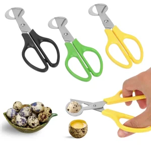 Multifunction Rust Resistant Durable Stainless Steel Blade Quail Egg Shell Scissors Cigar Cutters