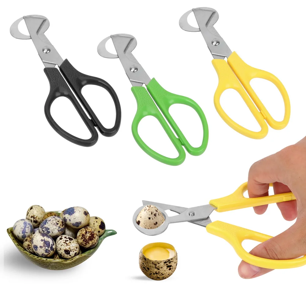 Multifunction Rust Resistant Durable Stainless Steel Blade Quail Egg Shell Scissors Cigar Cutters